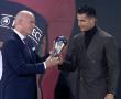جائزة الفيفا الخاصة لكريستيانو رونالدو بعدما أصبح الهداف التاريخي للمنتخبات