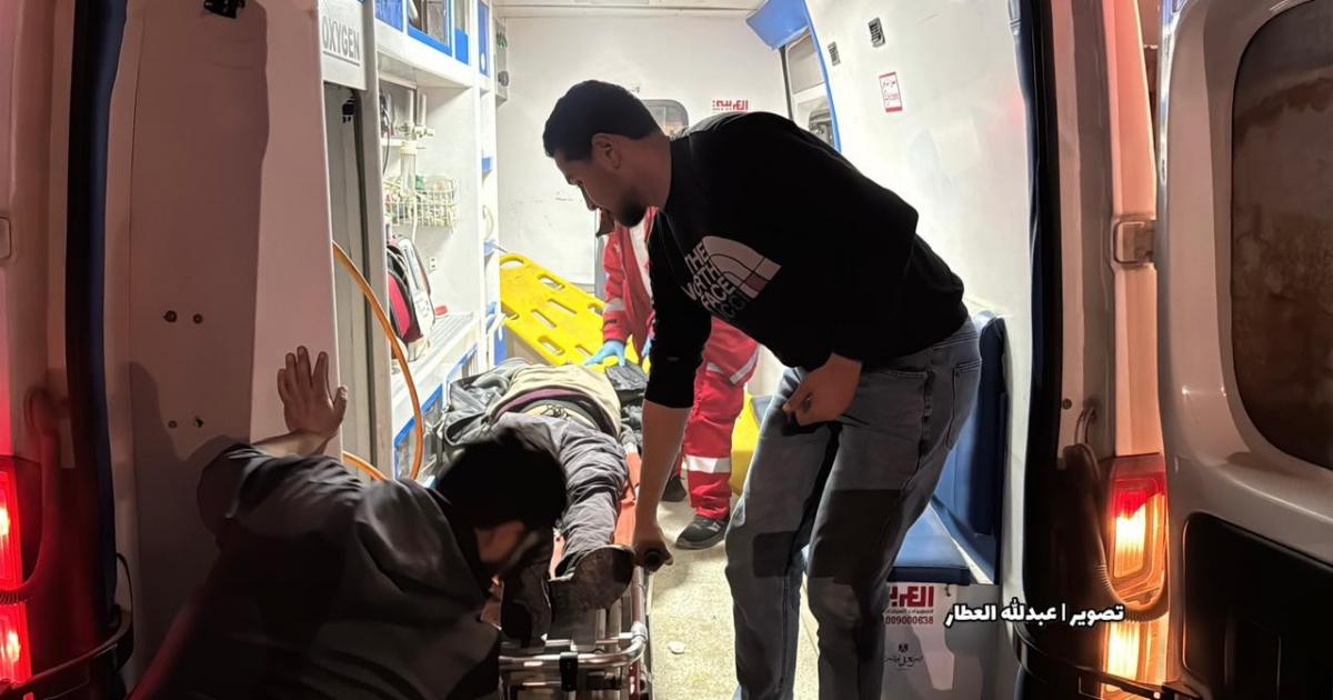 بالصور: شهيدان بقصف إسرائيلي على حاجز للشرطة في خان يونس