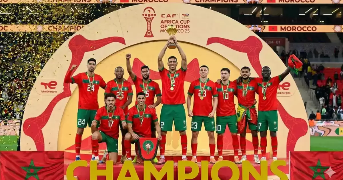 كاف يعلن المغرب بطلًا لـكأس أمم أفريقيا 2025