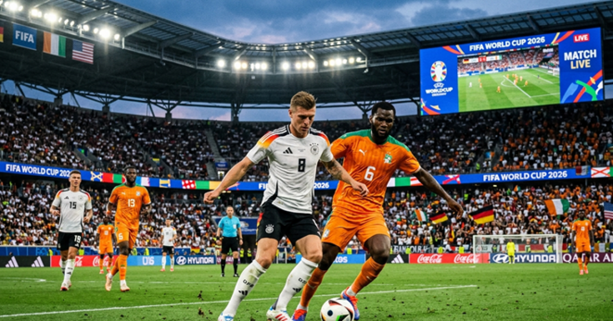 10:31 م مشاهدة مباراة ألمانيا وساحل العاج مباشر في كأس العالم 2026 | beIN CONNECT