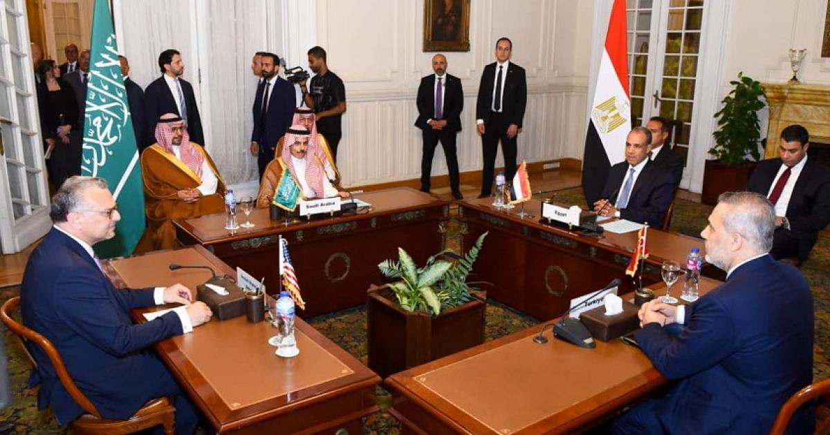 11:07 م اجتماع رباعي بين مصر وتركيا والسعودية وأميركا