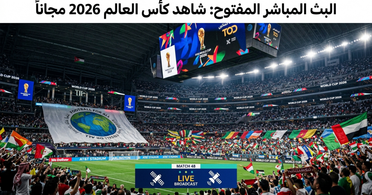 اسرار – القنوات المفتوحة الناقلة لمباراة الجزائر والنمسا في كأس العالم 2026