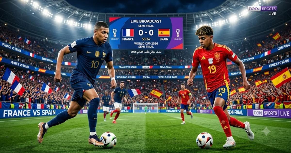 08:56 م مباراة فرنسا ضد اسبانيا مباشر BeIN Sports MAX 1 - اسبانيا وفرنسا لايف يلا شوت
