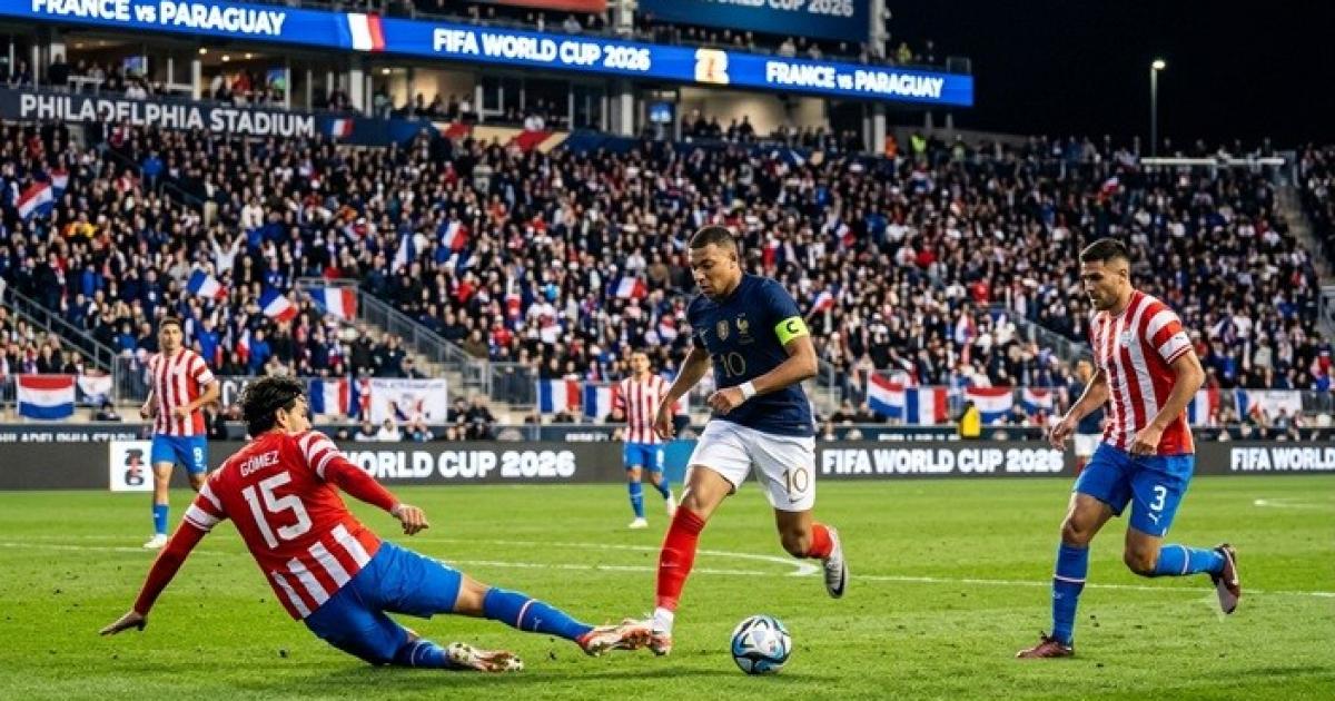 11:20 م بث مباشر فرنسا وباراغواي في كأس العالم 2026 - ماتش فرنسا مباشر : قمة ثمن النهائي الليلة