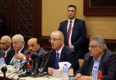 جانب من لقاء رئيس الوزراء مع شباب غزة