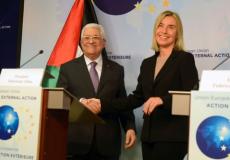 موغريني والرئيس عباس