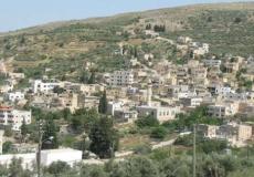 قرية كوبر الفلسطينية يعتبرها الاحتلال مدرسة منفذي العمليات في الضفة الغربية -ارشيف-