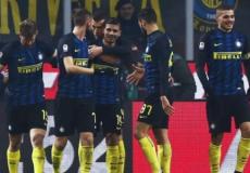 فرحة لاعبي إنتر ميلان