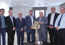 لحظة التكريم