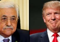 دونالد ترامب والرئيس محمود عباس