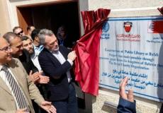 مدير عمليات الأونروا في غزة بو شاك يفتتح المدرسة