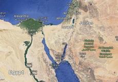 سيناء على الخريطة