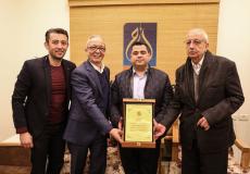 عبد السلام هنية يستقبل وفدا من مجموعة اليازجي التجارية