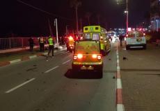 من مكان الحادث في يافا