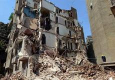 انهيار مبنى في مصر - أرشيفية