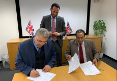 توقيع اتفاقية بين جامعة القدس وكلية لندن لتأسيس ماجستير إدارة أعمال مشترك