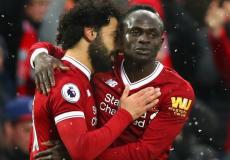 النجمان ساديو ماني ومحمد صلاح