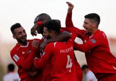 لاعبو منتخبنا الوطني الفلسطيني