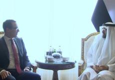 اجتماع ولي عهد أبو ظبي مع وزير الخزانة الأمريكي