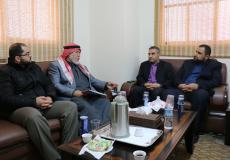 النائب د. مروان أبو راس يستقبل وفداً من هيئة التوجيه السياسي والمعنوي
