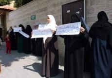 وقفة نسوية بغزة