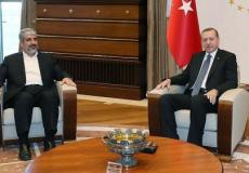 اردوغان يستقبل مشعل