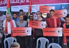 وقفة تضامنية مع الاسرى