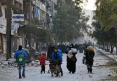 عملية اجلاء الجرحى من حلب الشرقية