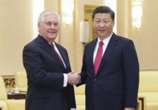 وزير الخارجية الأميركي مع الرئيس الصيني