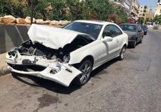 حادث سير فنانة