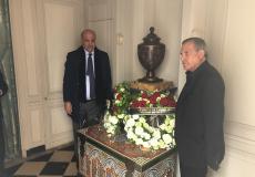 ابو ردينية يشارك في مراسم وداع جاك شيراك