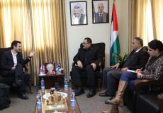 وزير التربية والتعليم صبري صيدم يلتقي مسؤول شركاء "إنتل" في أوروبا