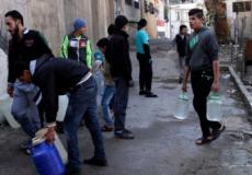 سكان دمشق يعتمدون على خزانات المياه بسبب انقطاع مياه الشرب طوال أسبوع