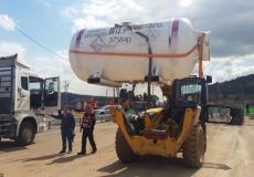 غاز الامونيا يتسرب من حاويات تصل ميناء حيفا