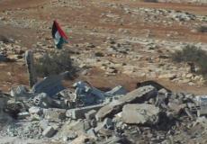 تدمير طريقا زراعية بالاغوار / ارشيفية