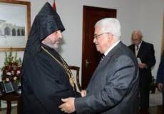 الرئيس عباس وبطريرك الأرمن