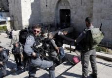 قوات الاحتلال عند باب العامود