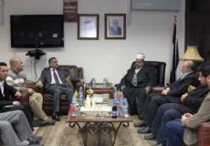 الوزيران ادعيس وموسى خلال اللقاء