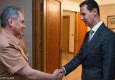 الأسد يلتقي وزير الدفاع الروسي
