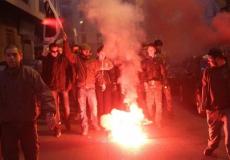 جانب من تظاهرات كورسيكا