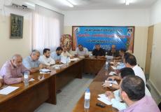 تعليم الوسطى يجتمع برؤساء الأقسام لمناقشة الخطة التشغيلية للمديرية