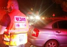 حادث طرق في ام الفحم