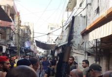 اشتباكات في مخيم عين الحلوة بعد اغتيال شاب فلسطيني