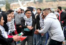 من الفعالية الإستعراضية على دوار نيلسون ماندييلا برام الله