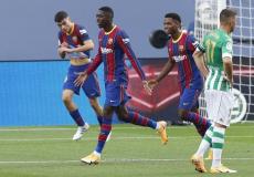 برشلونة يفوز على ريال بيتيس 