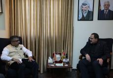 لقاء السفير الهندي  