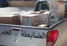 طواقم الضابطة الجمركية في محافظة جنين