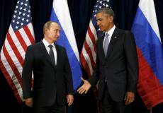  الرئيس الروسي فلاديمير بوتين ونظيره الأمريكي باراك أوباما