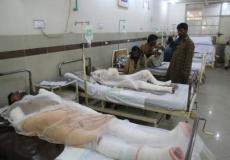 علاح المصابين بأحد مستشفيات اسلام أباد