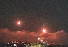 إطلاق قنابل الإضاءة في ضوء الحديث عن حدث أمني قرب الحدود مع لبنان